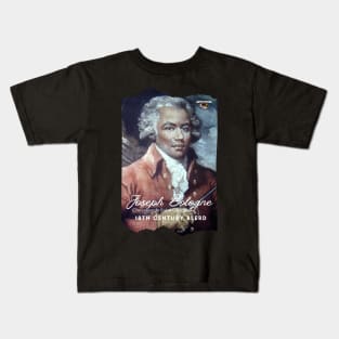 Joseph Bologne 18th Century Blerd Kids T-Shirt